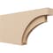 Ekena Millwork 2in. W x 8in. H x 16in. L Rivera Woodgrain TimberThane Rafter Tail, Primed Tan RFTUR02X08X16RIVRCPR - alternate 1
